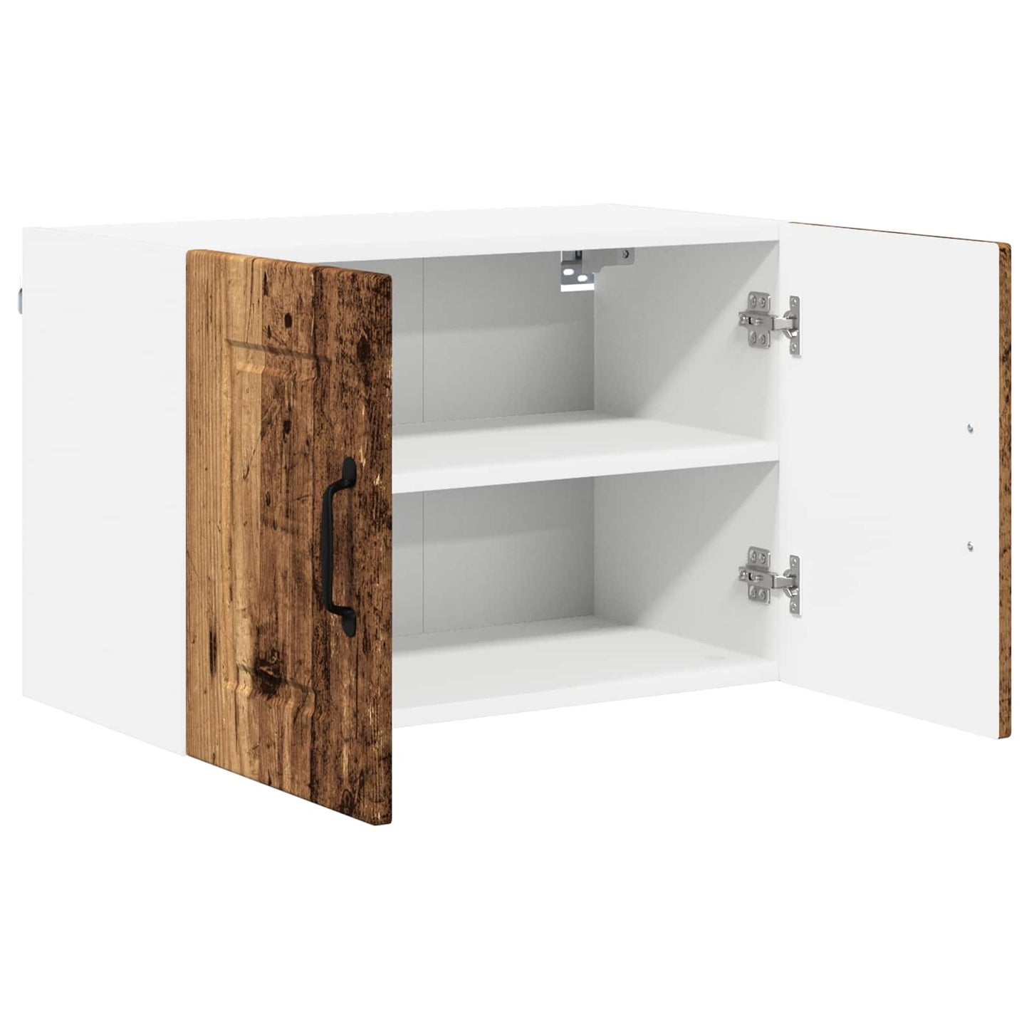 Wall Cabinet PORTO 2 pcs Old Wood Engineered Wood