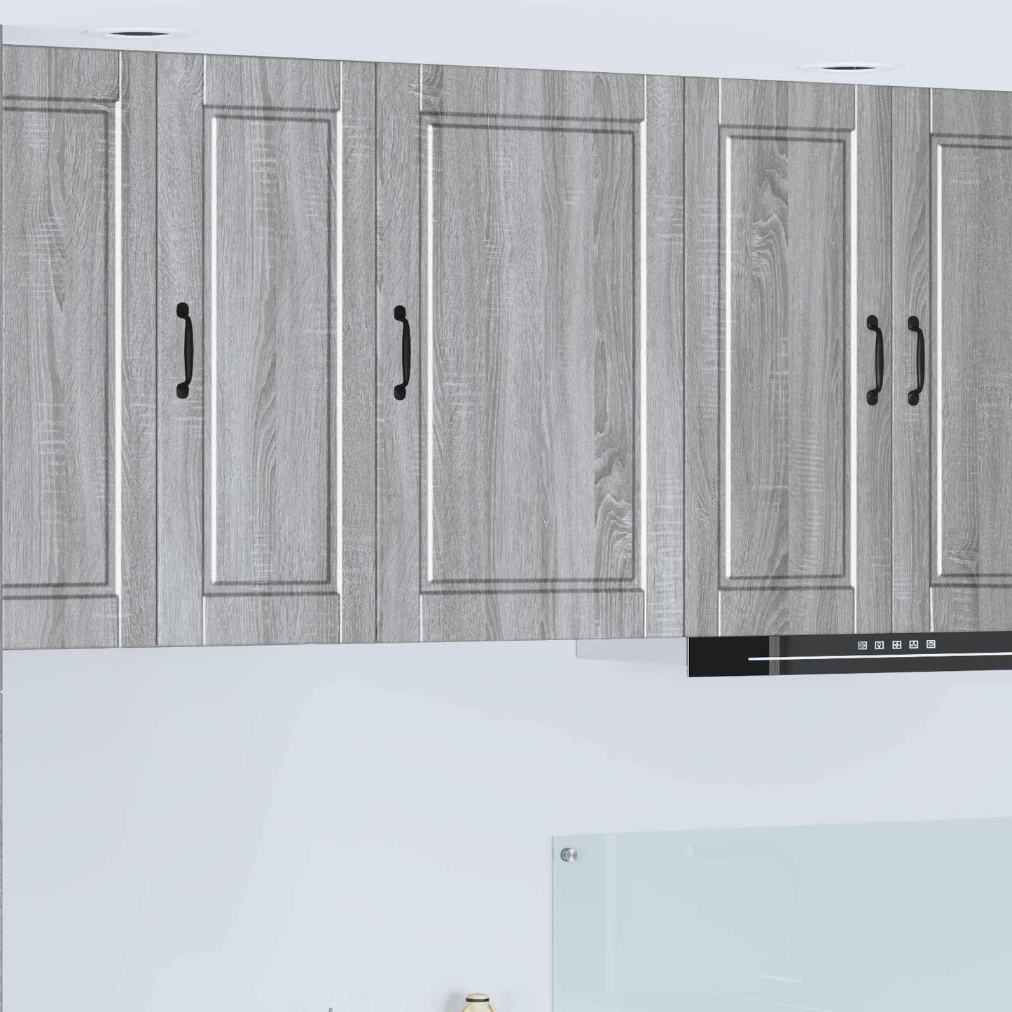 Wall Cabinet PORTO Grey Sonoma 50 x 31 x 80 cm Engineered Wood