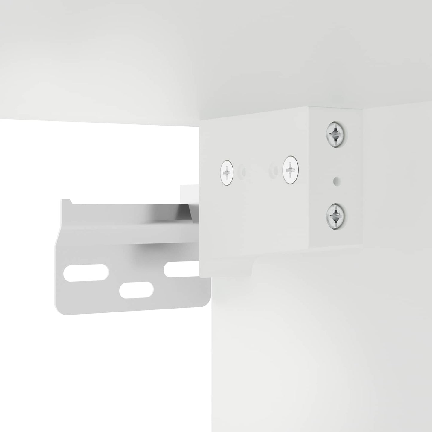 Wall Glass Cabinet PORTO Concrete Grey 80 x 31 x 80 cm