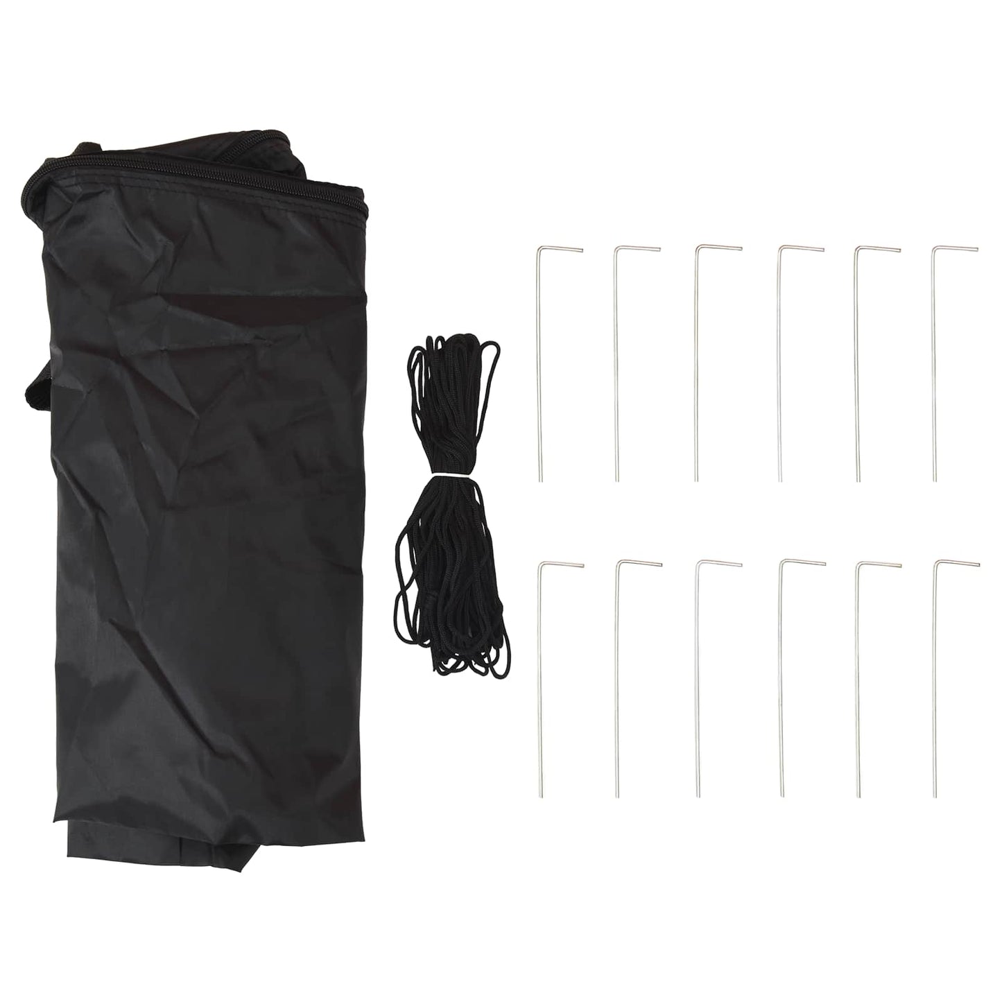 Pop-up Party Tent 575 x 289 x 245 cm Black
