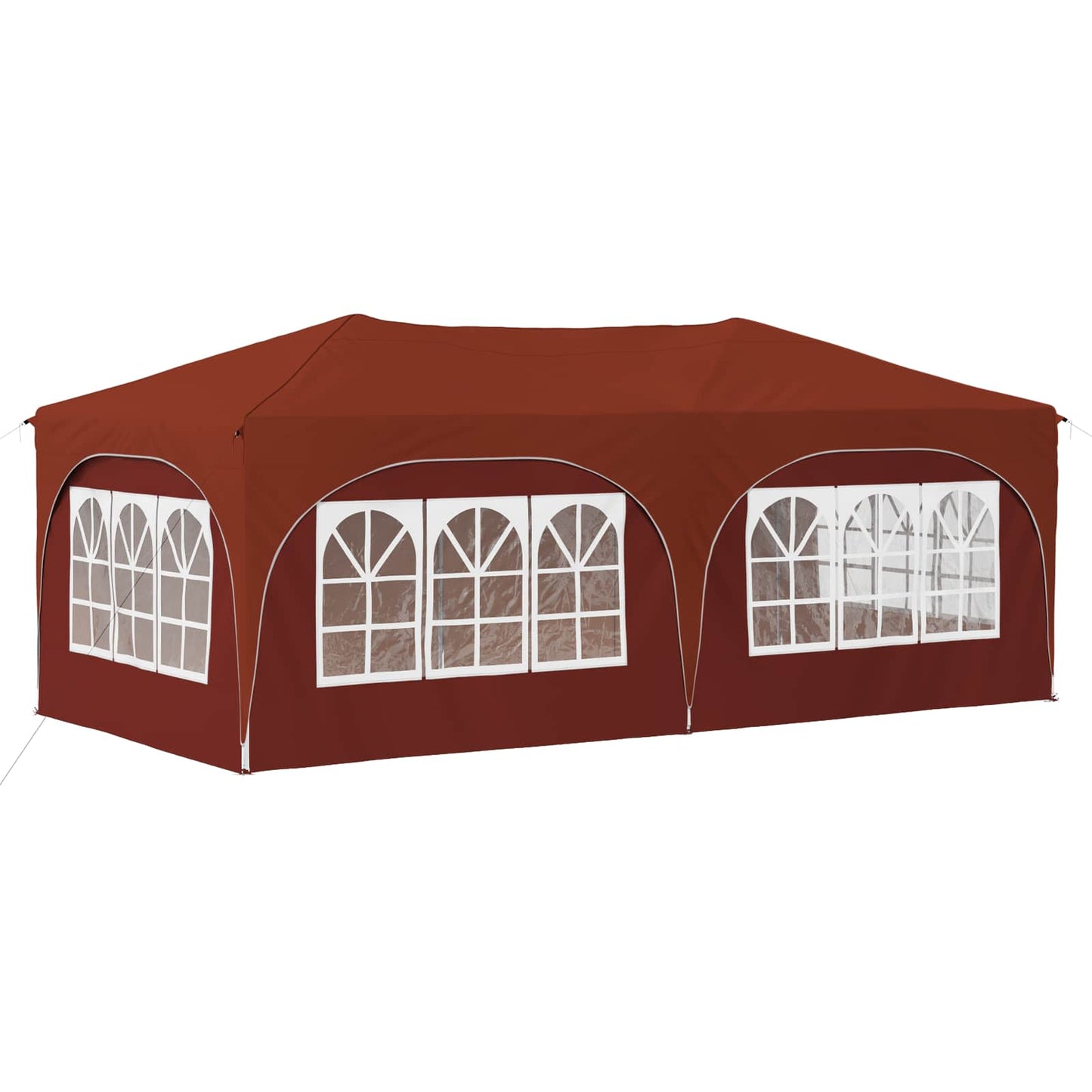 Pop-up Party Tent 575 x 288 x 245 cm Terracotta Oxford Fabric