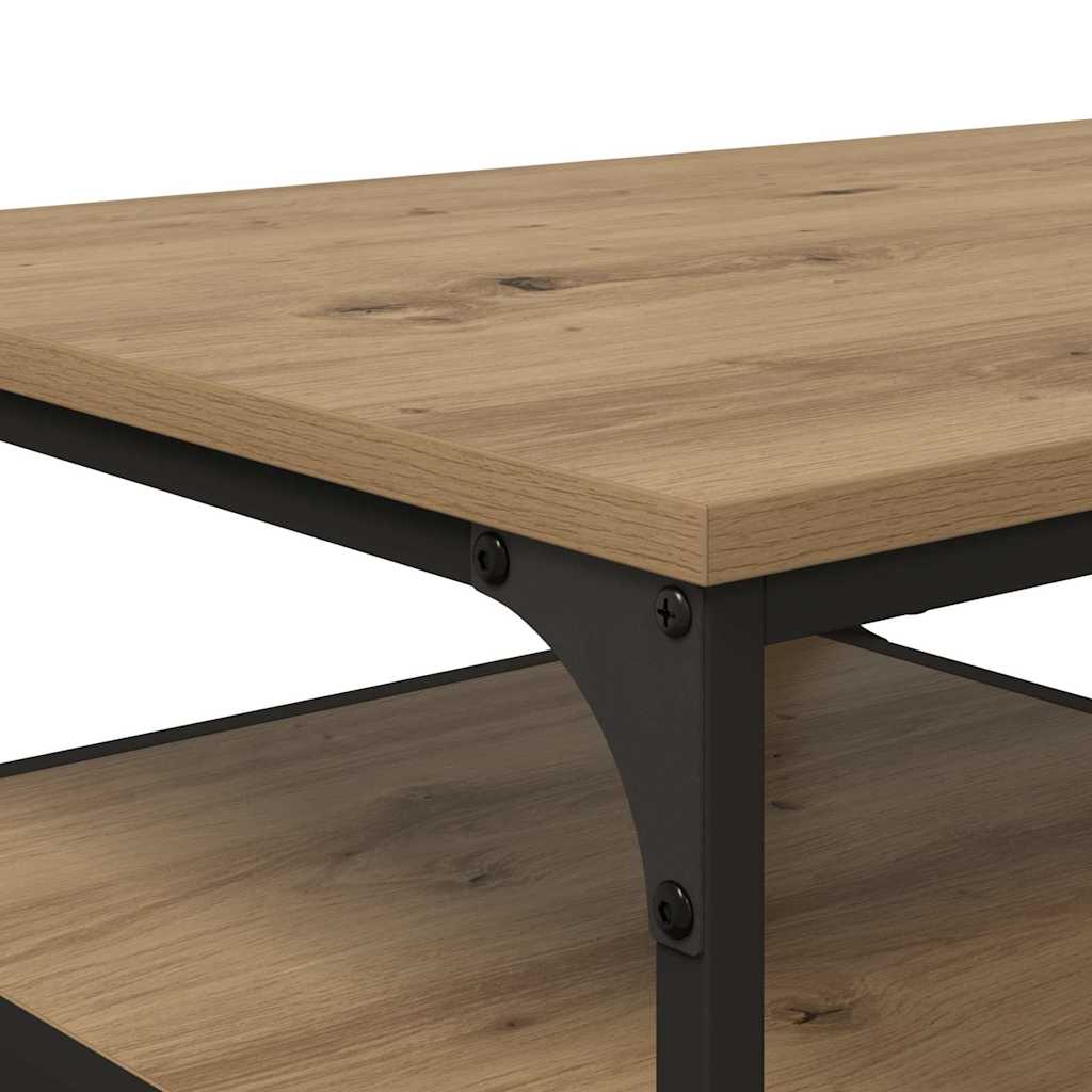 Coffee Table Artisan Oak 90 x 49 x 40 cm Engineered Wood