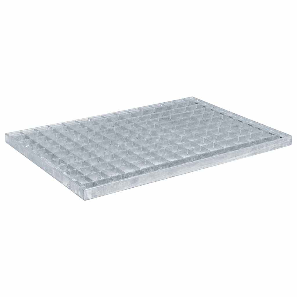 Grating Silver 50 x 35 x 2 cm Hot-Dip Galvanised Steel