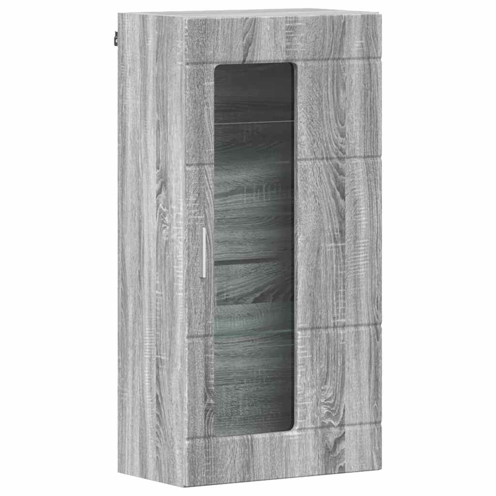 TV Cabinet Set FLORIN 3 pcs Grey Sonoma Engineered Wood
