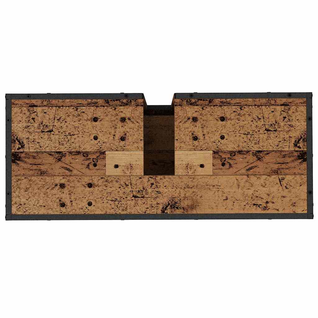 Bathroom Furniture Set 3 pcs Old Wood 35 x 37.5 x 188.5 cm