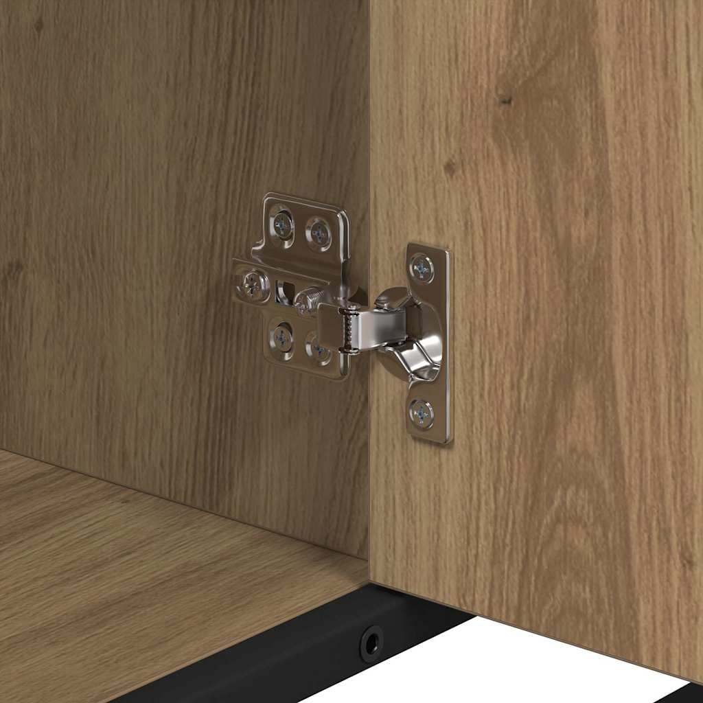 Bathroom Furniture Set 3 pcs Artisan Oak Engineered Wood