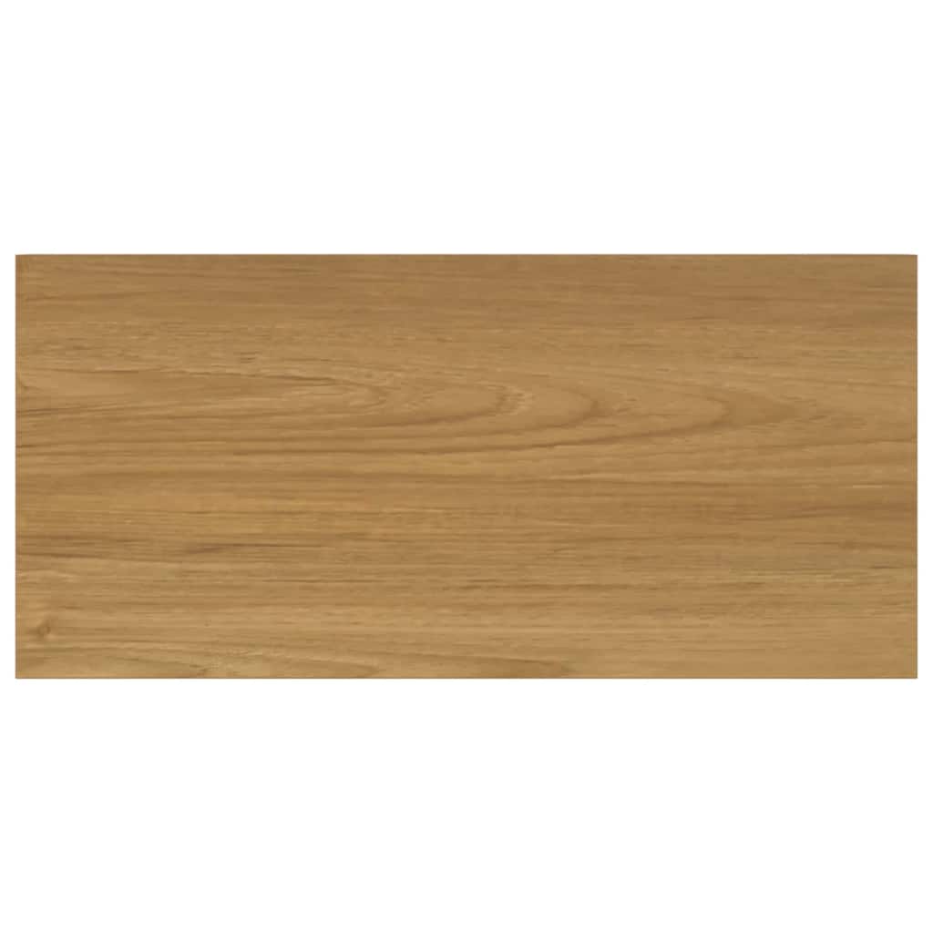 Wall Shelf 2 pcs Brown 50 x 23.5 x 3.8 cm Engineered Wood