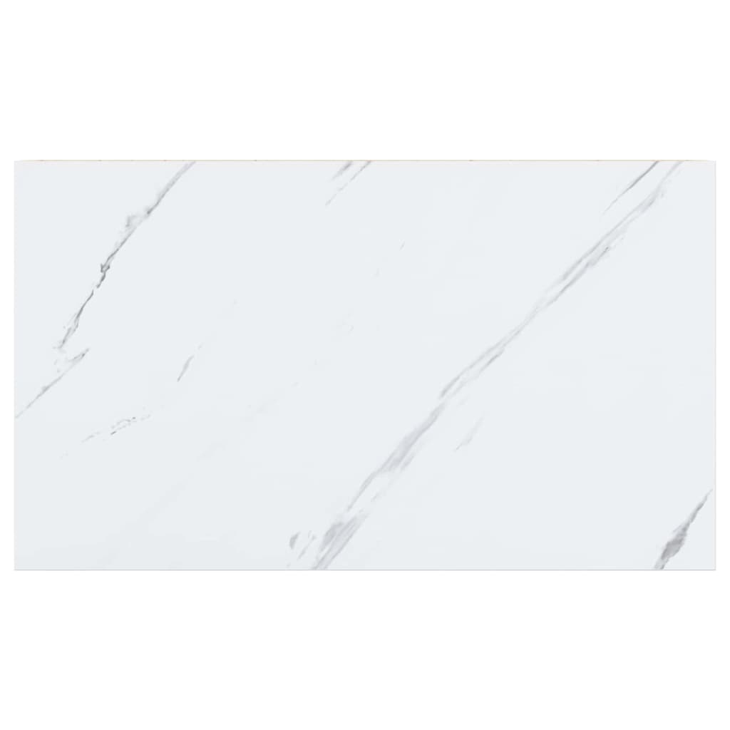 Wall Shelf 2 pcs White Marble 40 x 23.5 x 3.8 cm