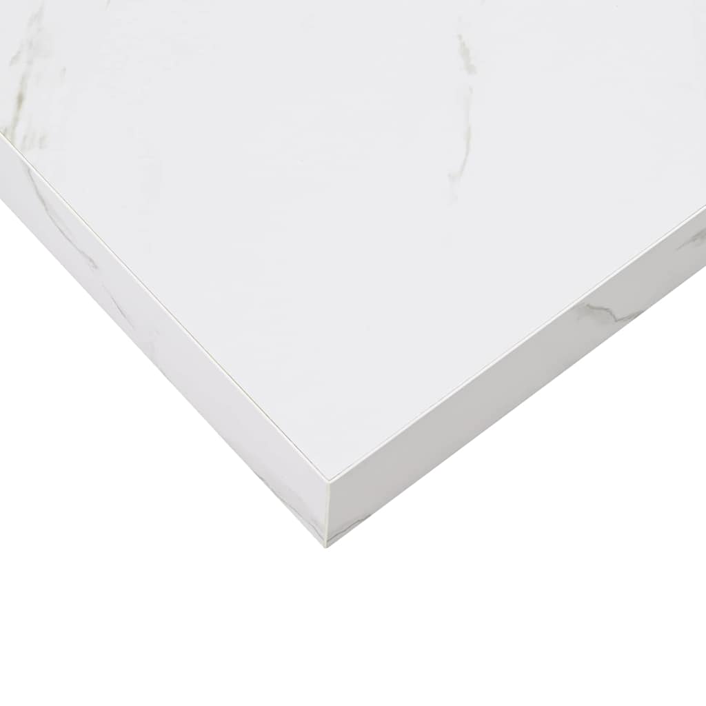 Wall Shelf Wall-Mounted White Marble 50 x 23.5 x 3.8 cm
