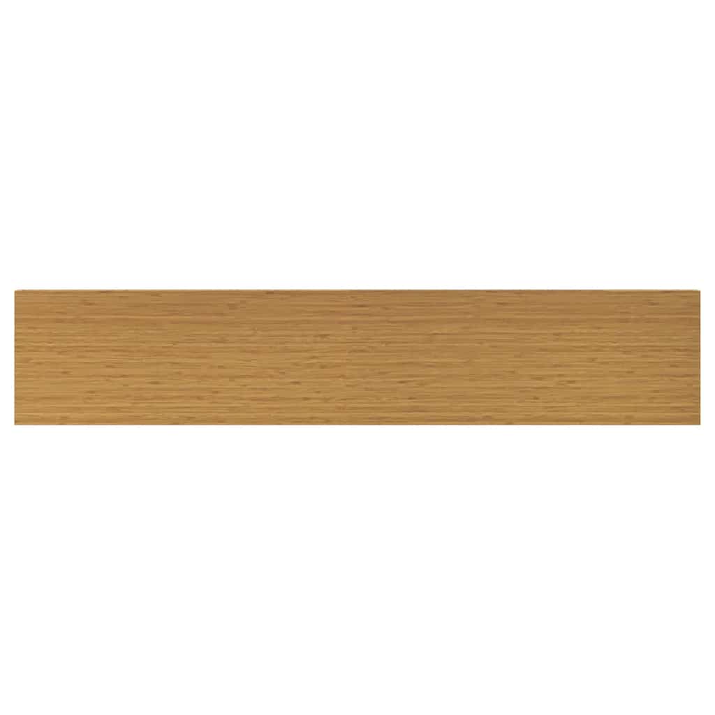 Wall Shelf 2 pcs Beige 120 x 23.5 x 3.8 cm Engineered Wood