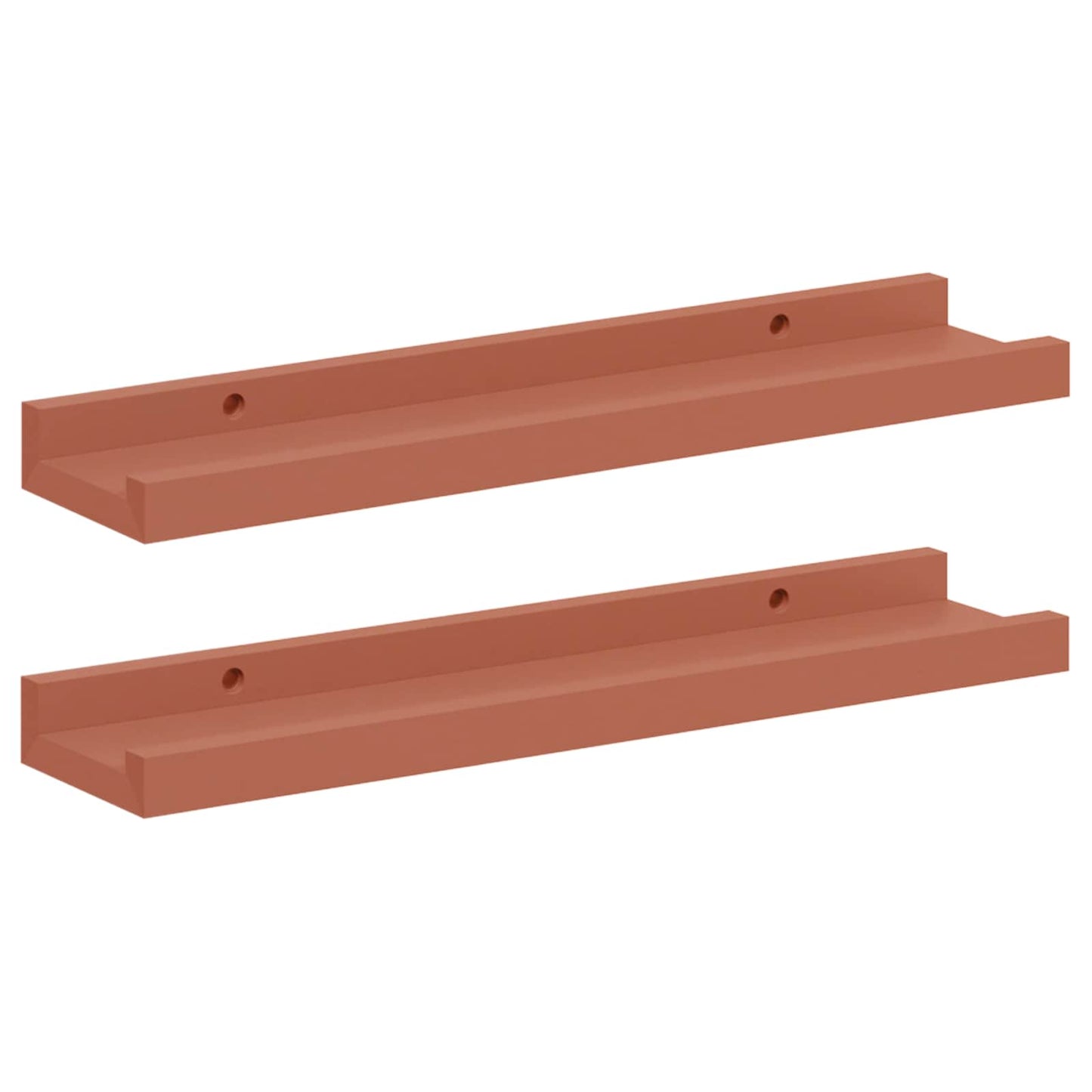 Wall Shelf 2 pcs Red 40 x 9 x 3 cm Engineered Wood