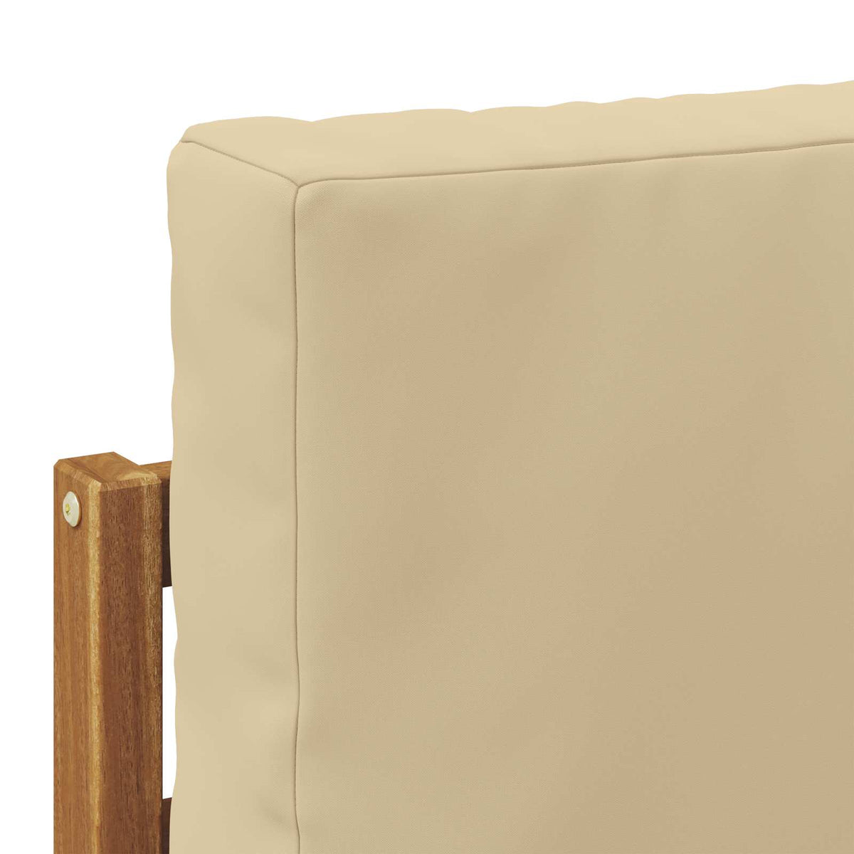 Outdoor Middle and Corner Sofa 2 pcs 2-Seater Solid Acacia Wood