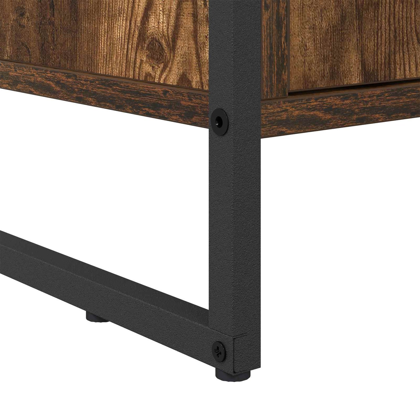 Shoe Cabinet Smoke Oak 79 x 36 x 100 cm Engineered Wood