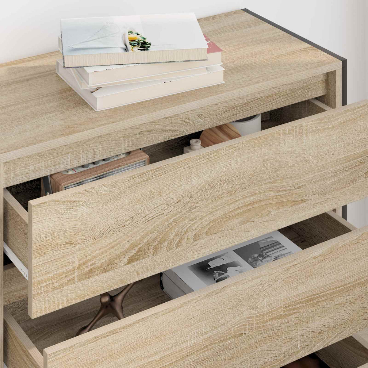 Sideboard Sonoma Oak 79 x 36 x 75.5 cm Engineered Wood