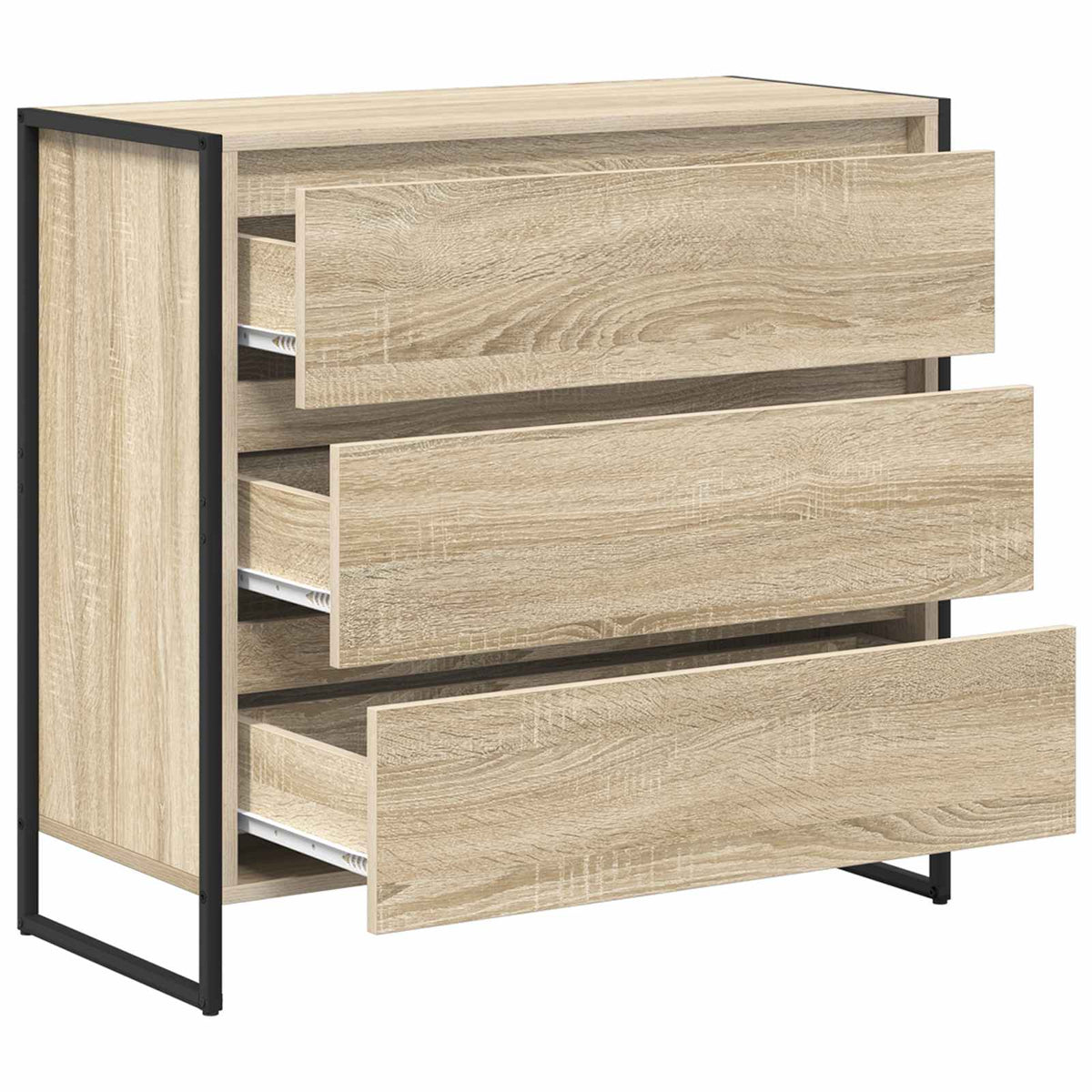 Sideboard Sonoma Oak 79 x 36 x 75.5 cm Engineered Wood