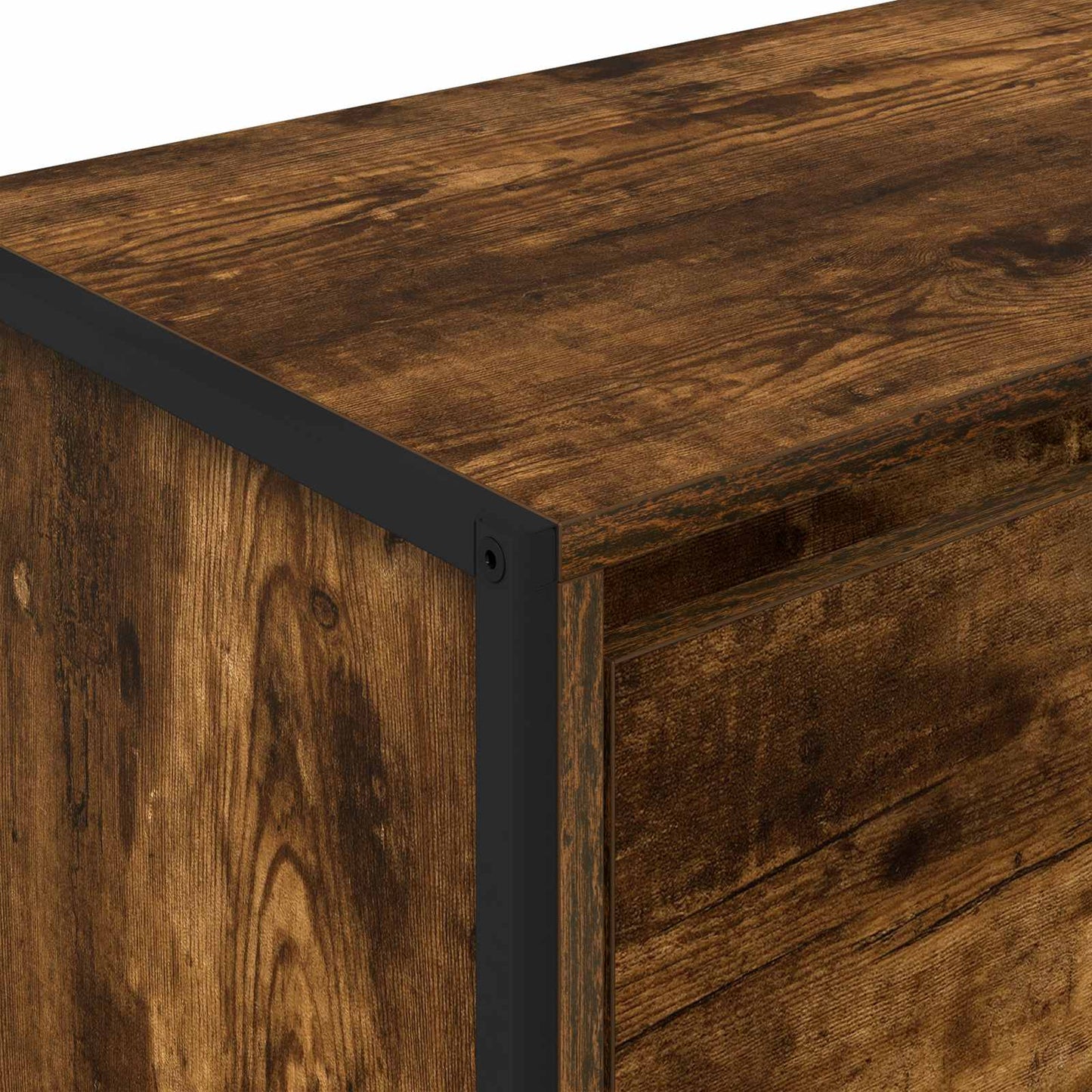 Sideboard Smoke Oak 79 x 36 x 75.5 cm Engineered Wood