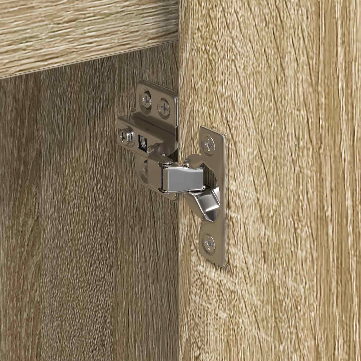 Side Cabinet Sonoma Oak 79 x 36 x 75 cm Engineered Wood