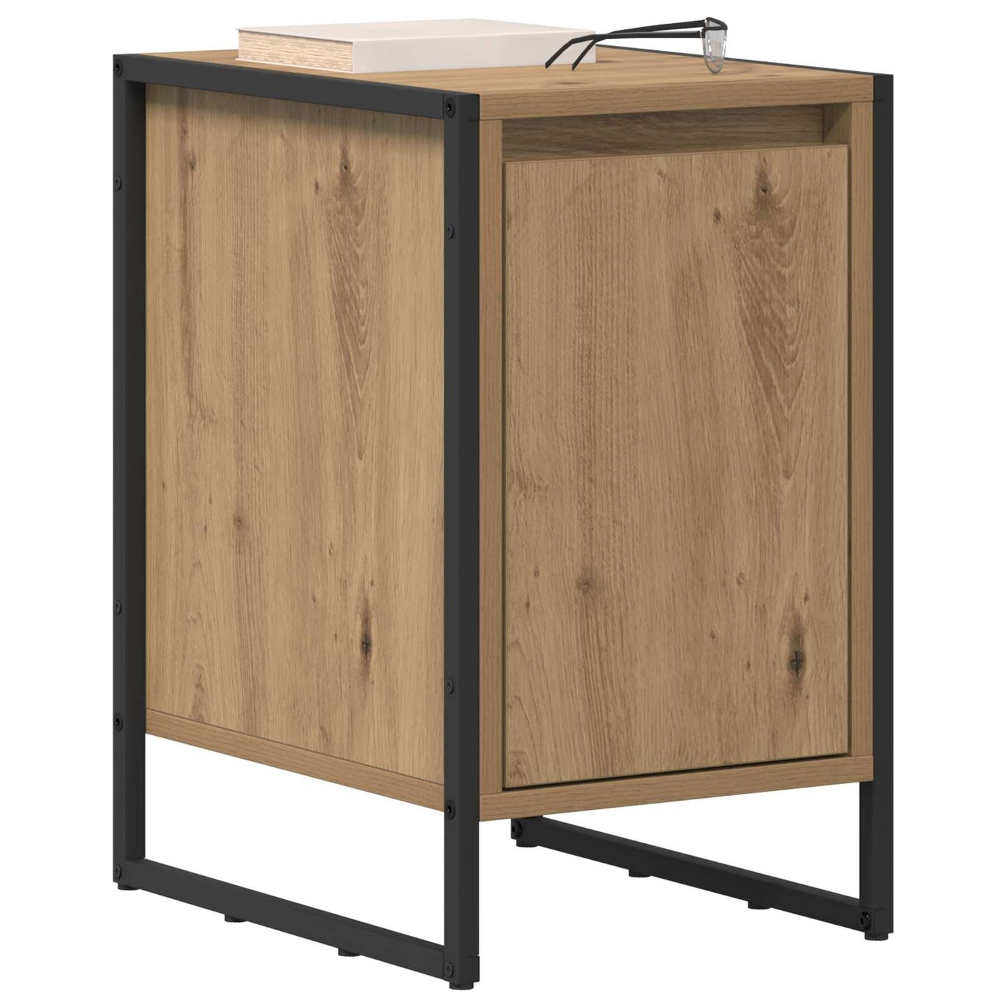 Bedside Table 2 pcs Artisian Oak 39.5 x 30 x 50 cm