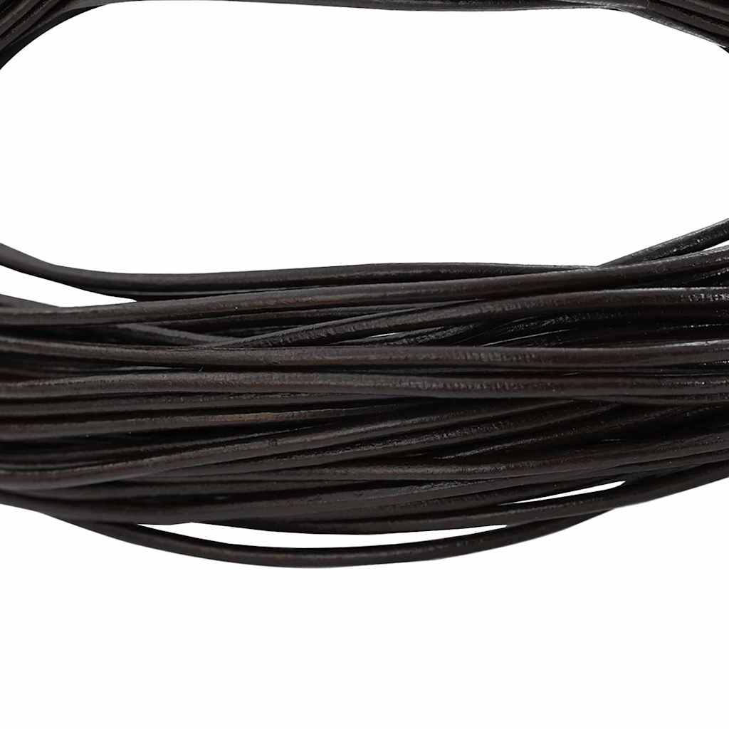Leather Cord 1 Dark Brown Ø2 mm x 50 m Leather