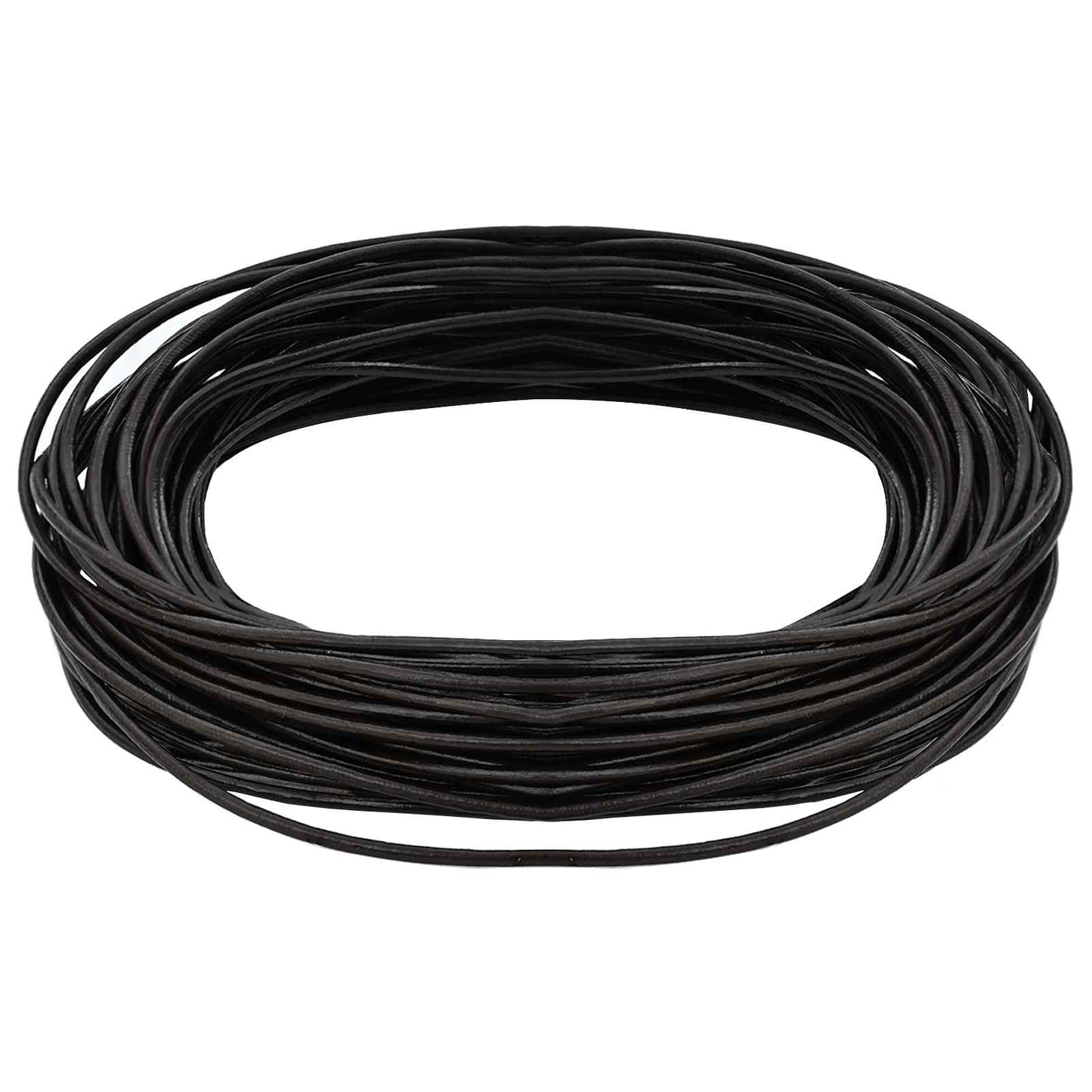 Leather Cord 1 Dark Brown Ø2 mm x 50 m Leather