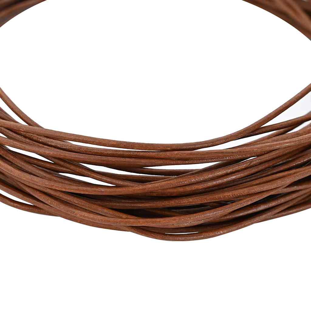 Leather Cord 1 Light Brown Ø1 mm x 50 m Leather