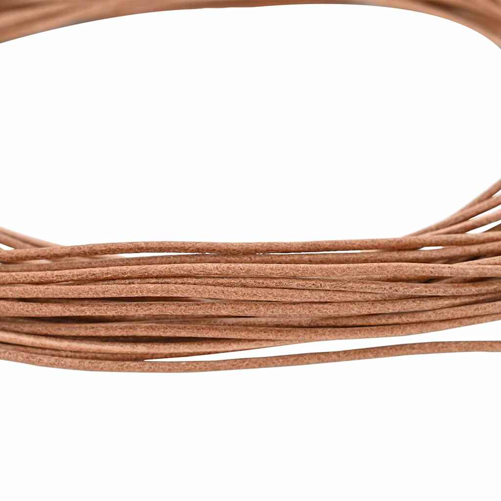 Leather Cord 1 Brown Ø1 mm x 50 m Leather