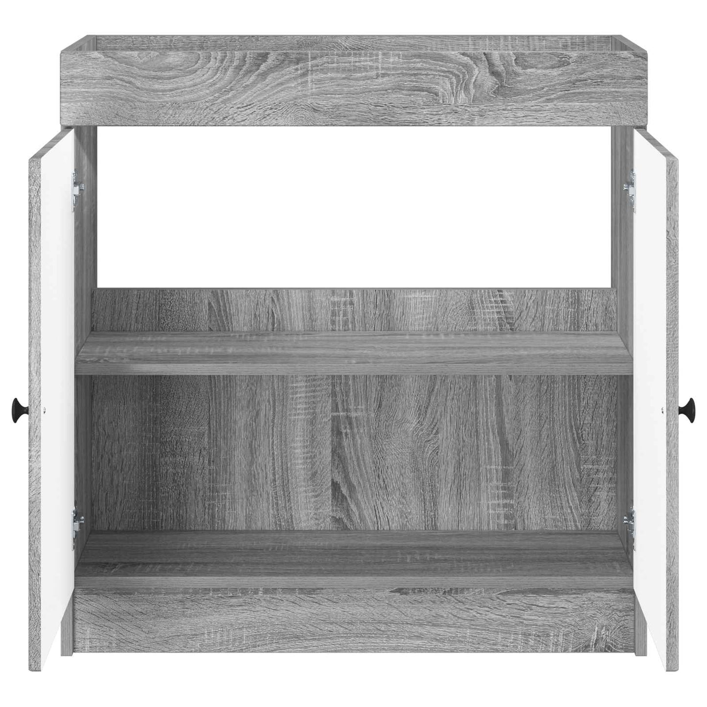 Bathroom under Sink Cabinet Grey Sonoma 78.5 x 37.5 x 81 cm