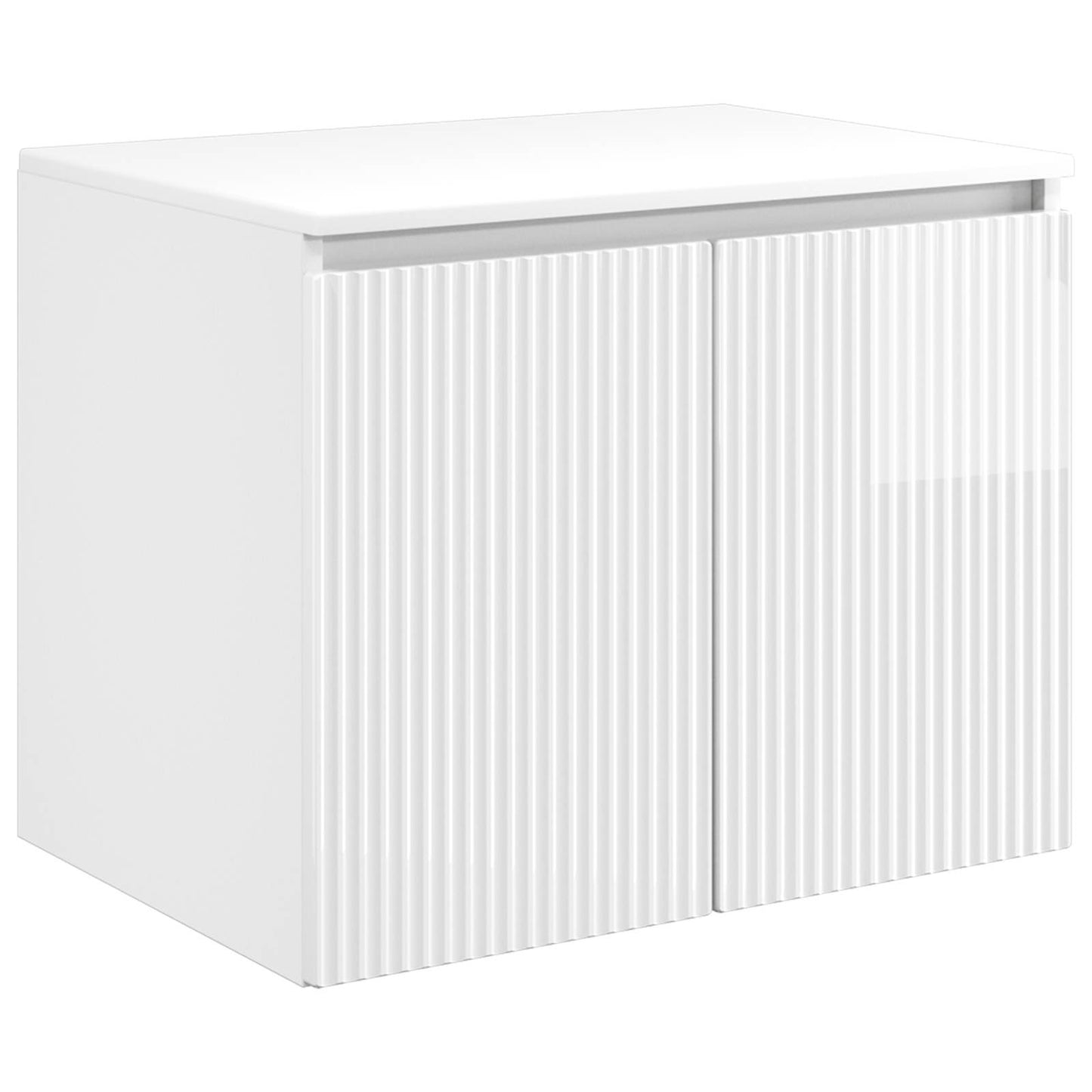 Wall-mounted Bathroom Cabinet High Gloss White