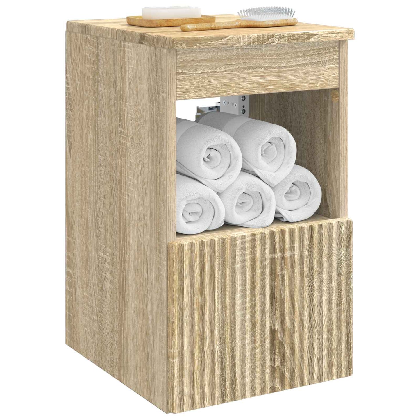 Bathroom Cabinet Sonoma Oak 30 x 41 x 50 cm Engineered Wood