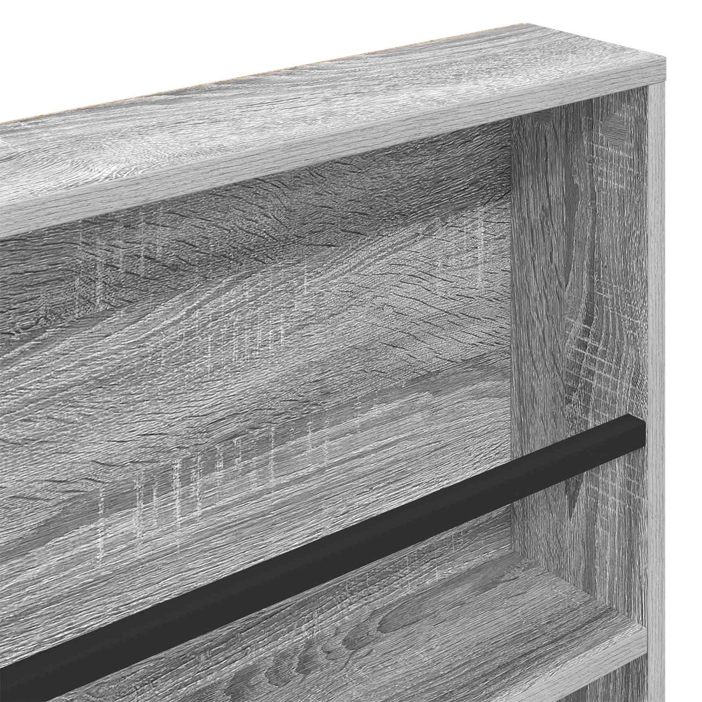 Magazine Rack 2 pcs Grey Sonoma 80 x 12 x 70 cm Engineered Wood
