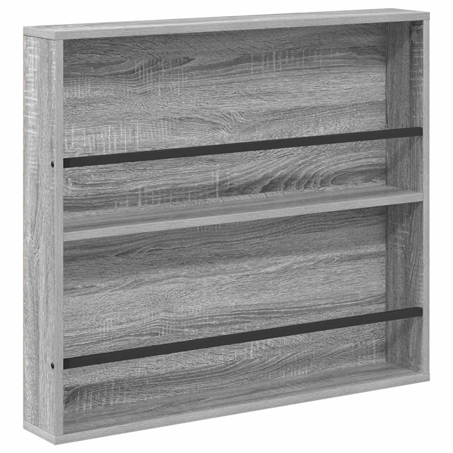 Magazine Rack 2 pcs Grey Sonoma 80 x 12 x 70 cm Engineered Wood