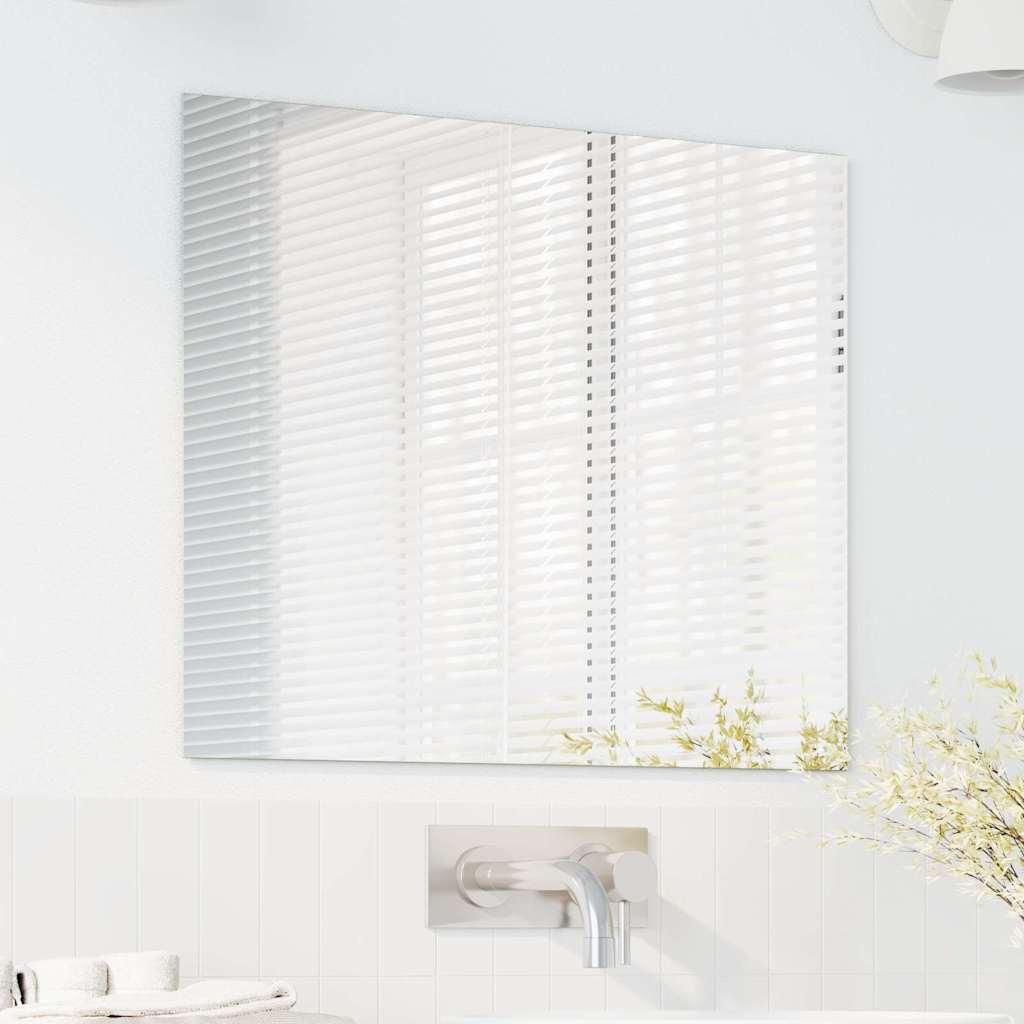 Wall Mirror Rectangular 50 x 60 cm Tempered Glass