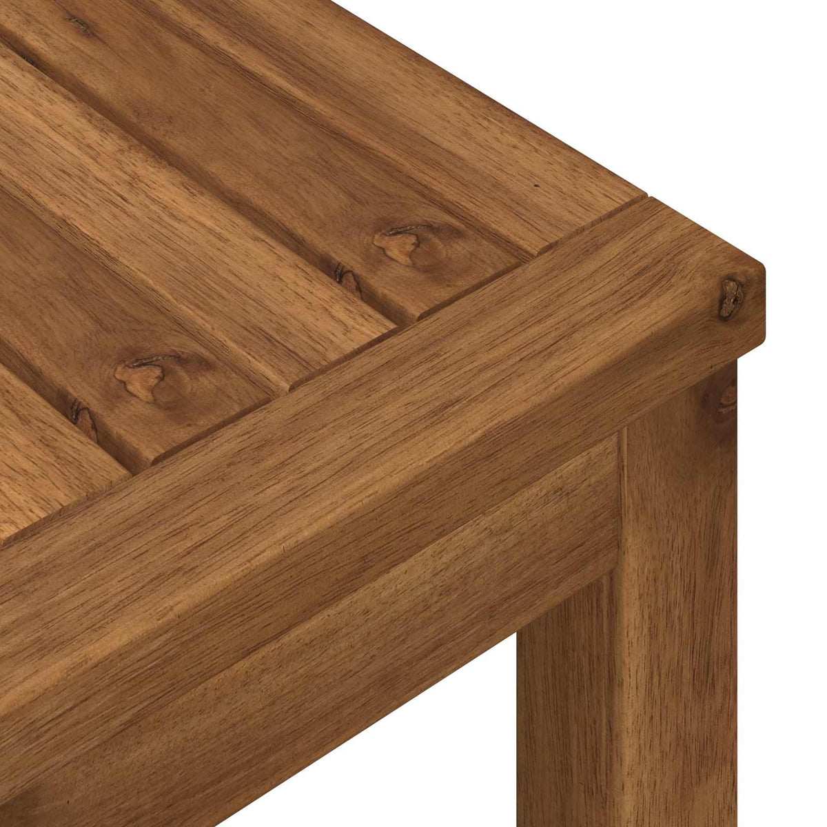 Coffee Table LAREN Natural 60.5 x 30 x 45 cm Solid Acacia Wood