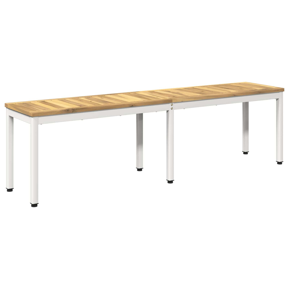 Garden Bench NAARDEN 161 x 35 x 45 cm Solid Acacia Wood