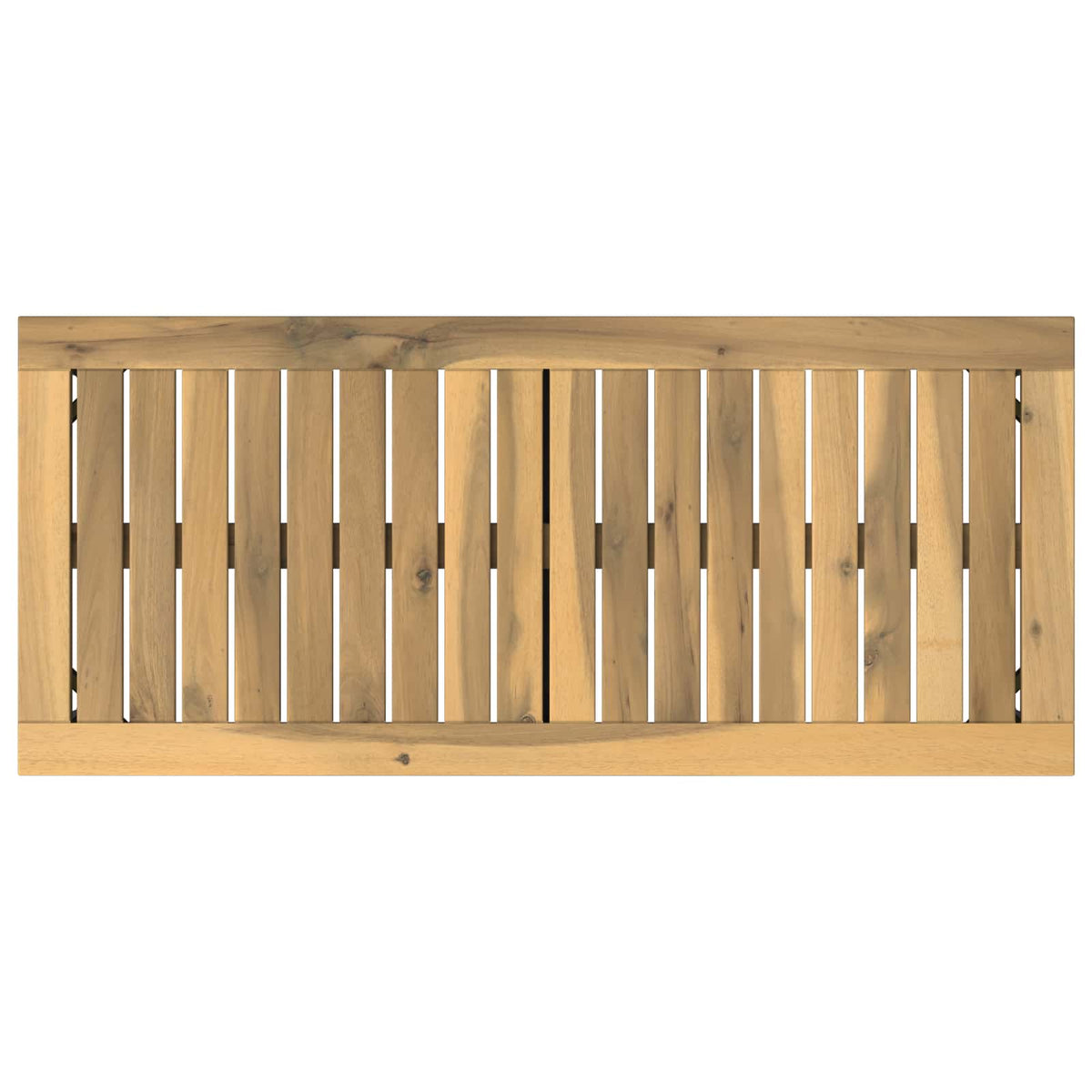 Garden Bench 80.5 x 35 x 45 cm Solid Acacia Wood Whitewash