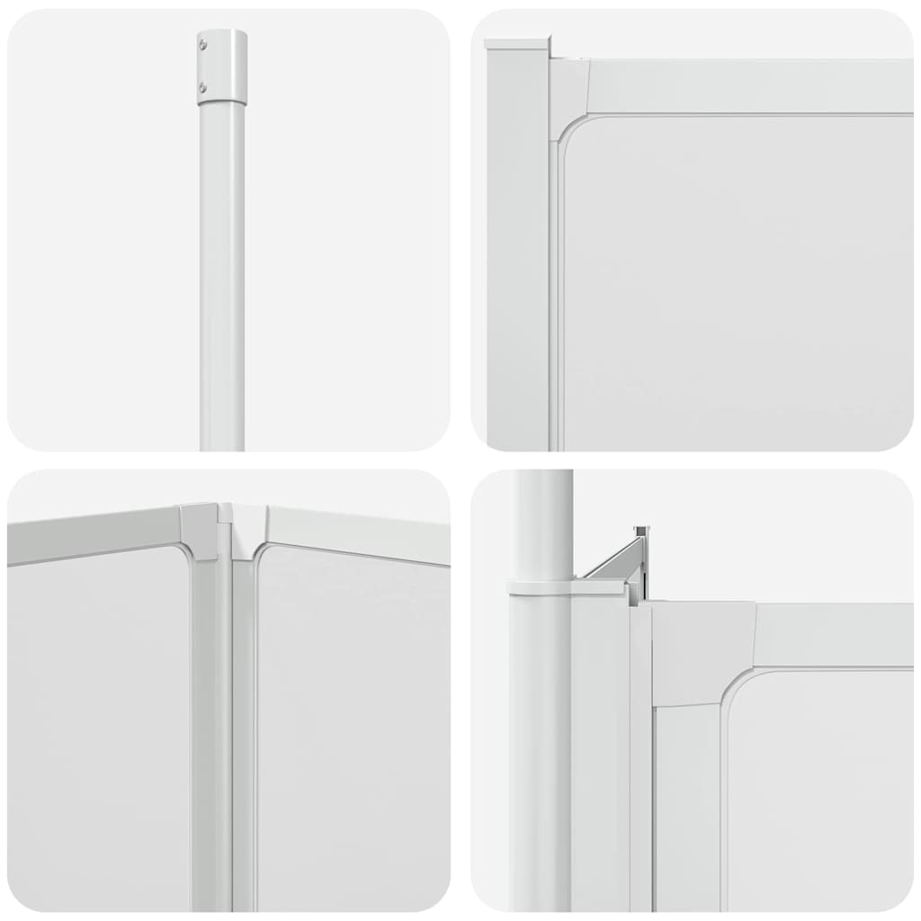 Bath Screen Frosted 120 x 70 x 137 cm Aluminium