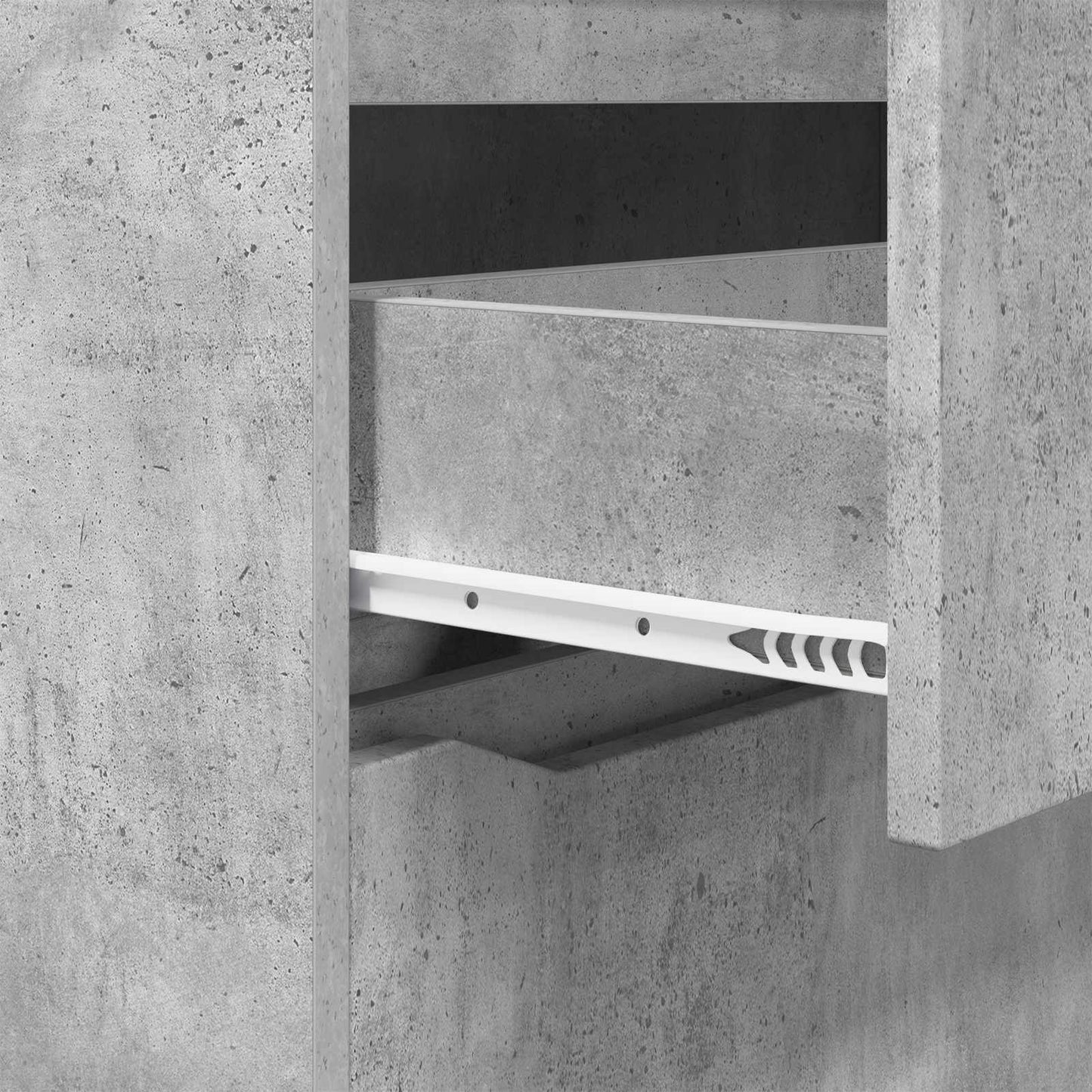 Storage Cabinets 80 x 48 x 105 cm Engineered Wood Concrete Grey