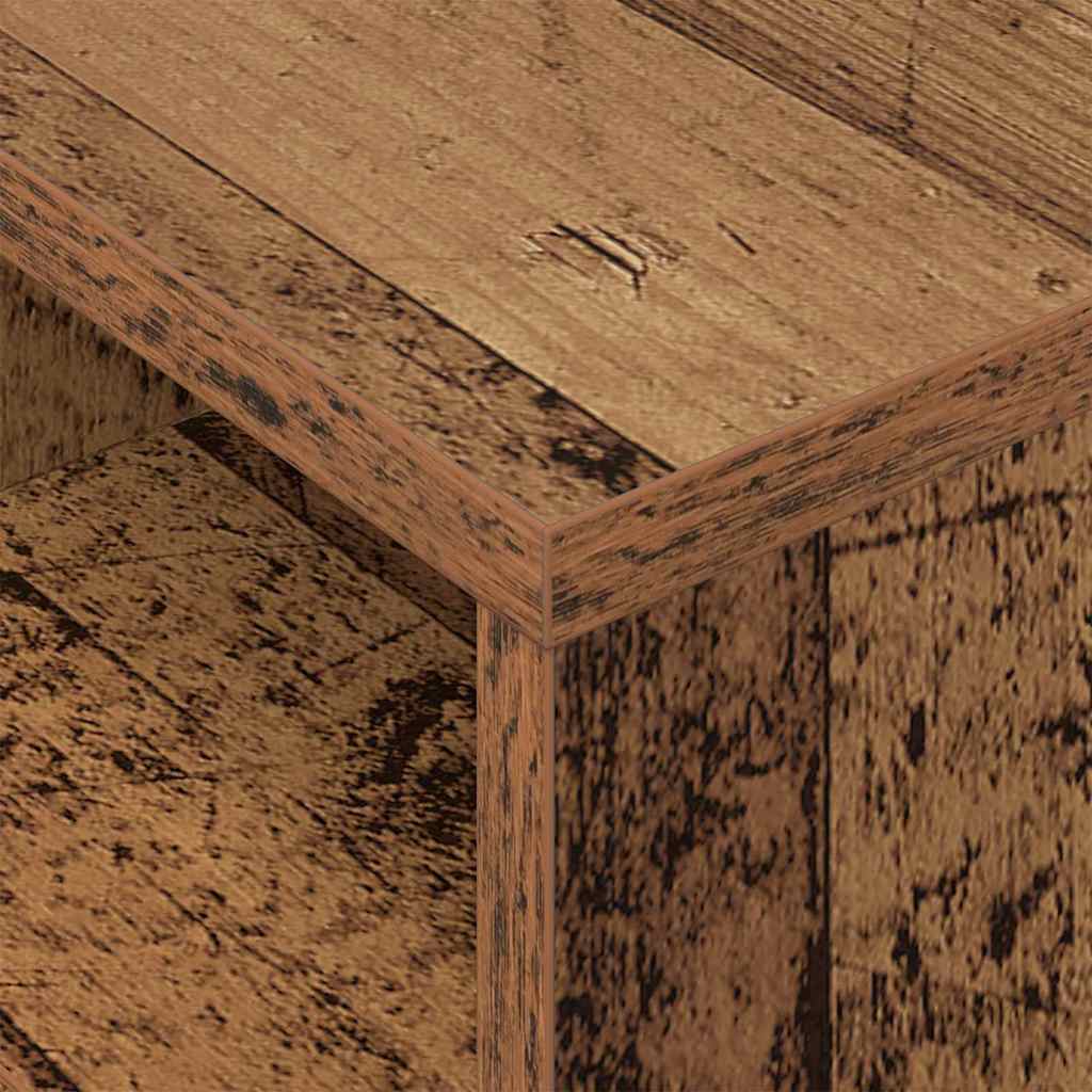 End Table Old Wood 30.5 x 30 x 45 cm Engineered Wood
