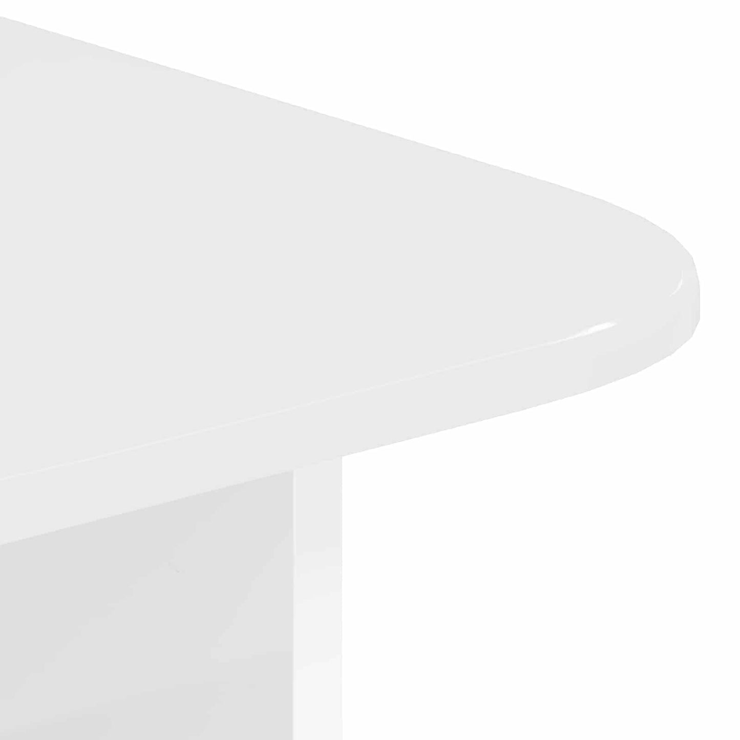 Coffee Table White 93 x 53 x 33 cm Engineered Wood