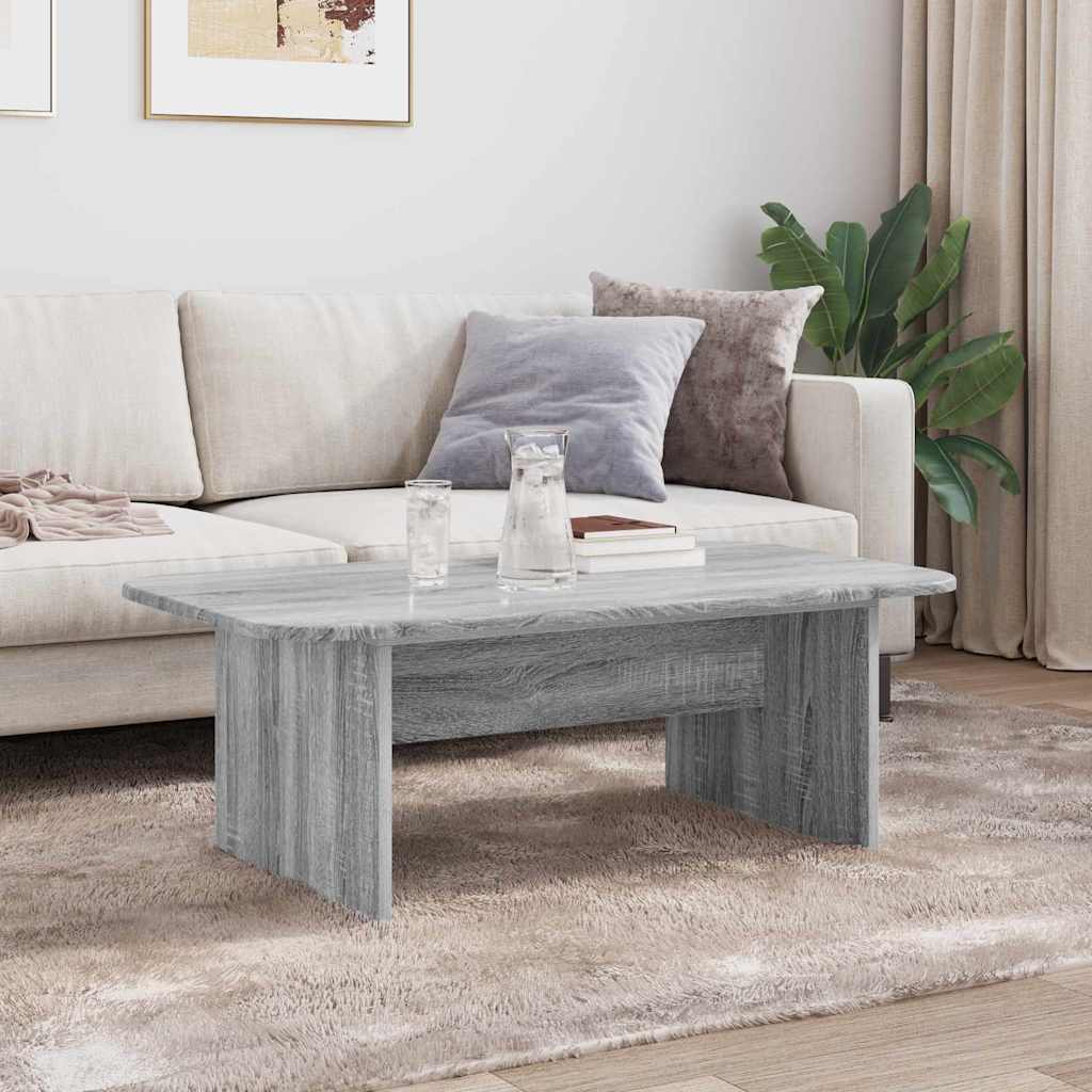 Coffee Table Grey Sonoma 93 x 53 x 33 cm Engineered Wood