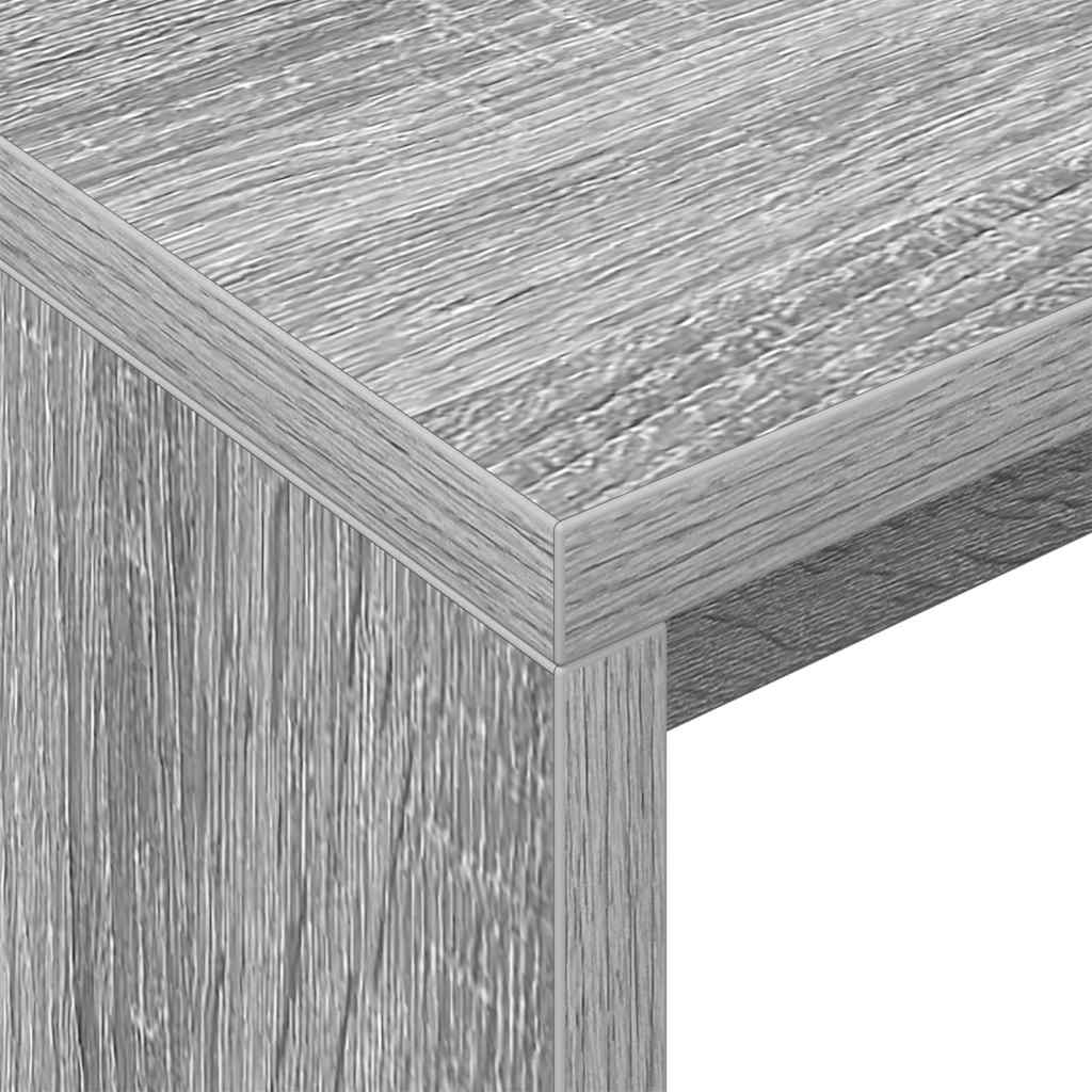 Desk Grey Sonoma Engineered Wood 109 x 50 x 78 cm