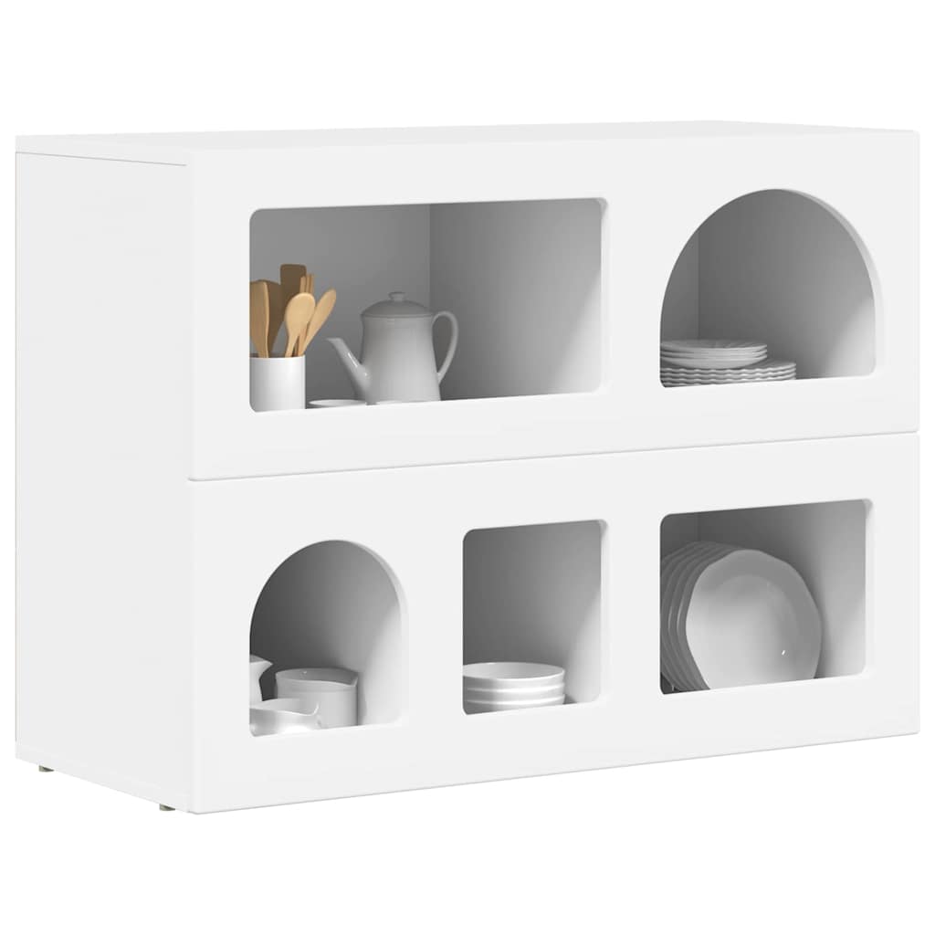 Sideboard ELST White 80.5 x 35 x 59 cm Engineered Wood