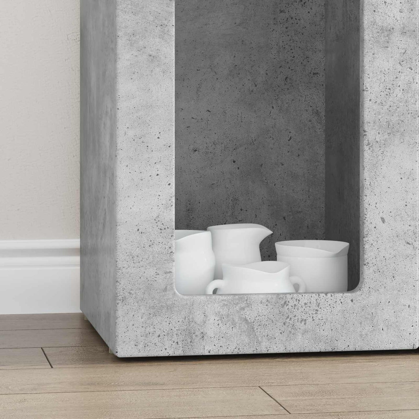 Sideboard ELST Concrete Grey 59 x 35 x 100.5 cm Engineered Wood