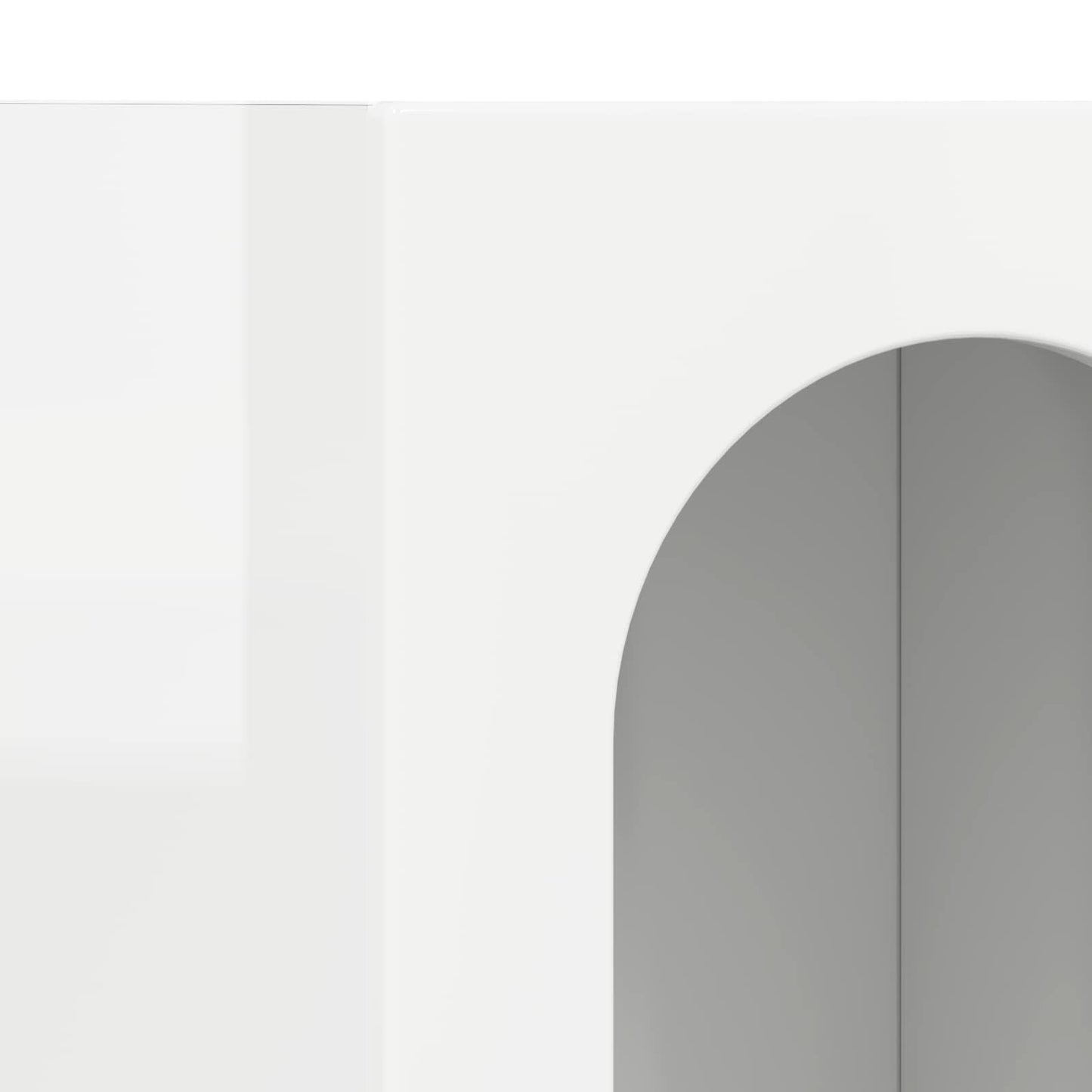 Sideboard ELST High Gloss White 59 x 35 x 100.5 cm