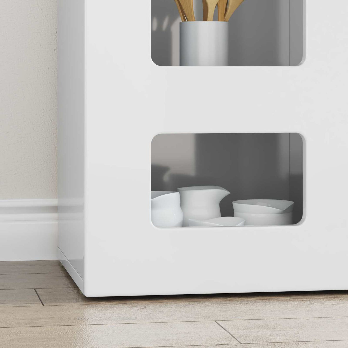 Sideboard ELST High Gloss White 100 x 35 x 59 cm