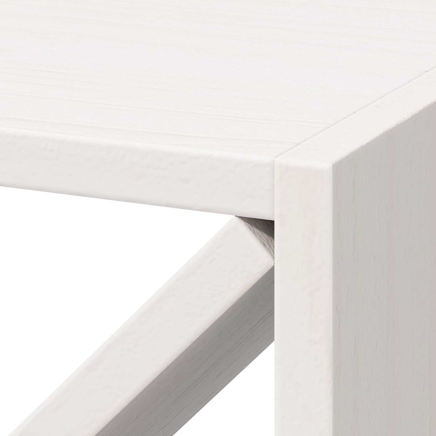 Wine Rack 2 pcs White 62 x 25 x 62 cm Solid Pine Wood
