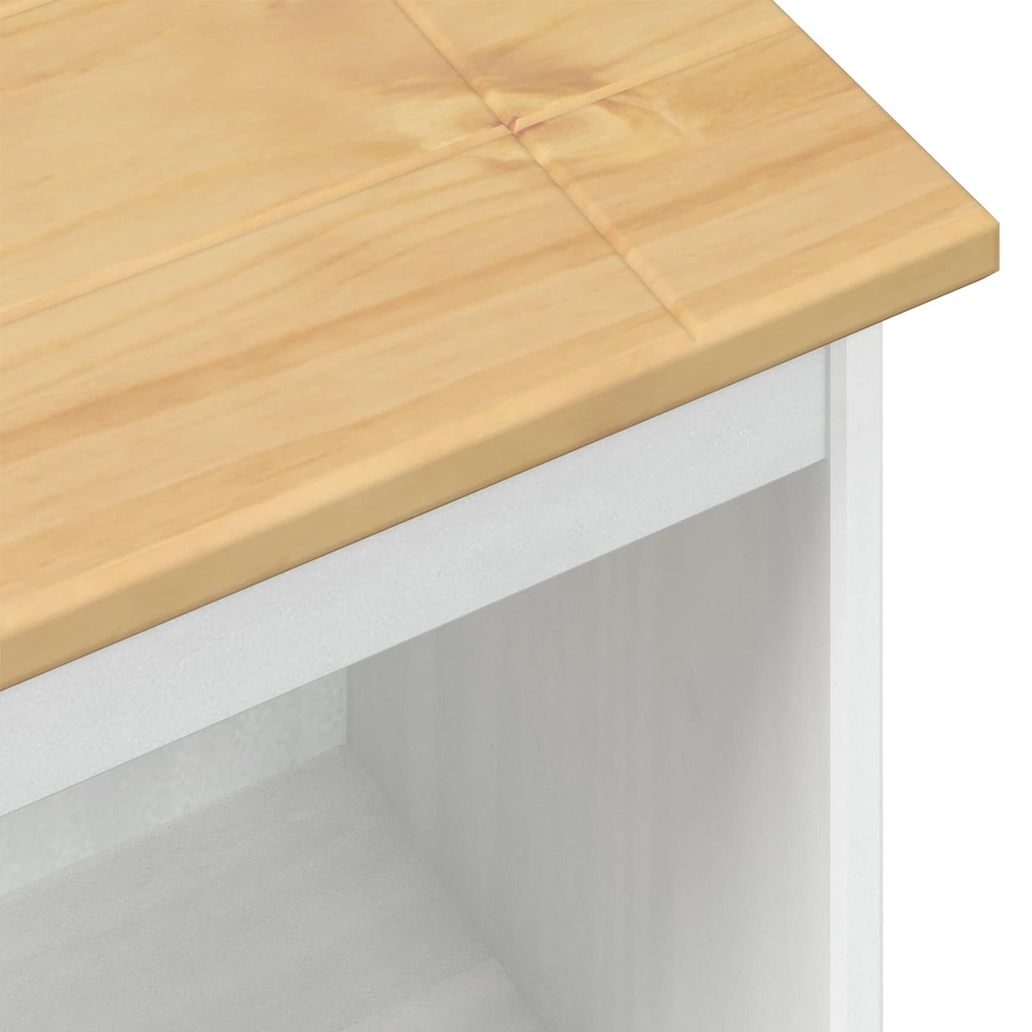 Bookcase 46 x 29 x 100 cm Solid Pine Wood White