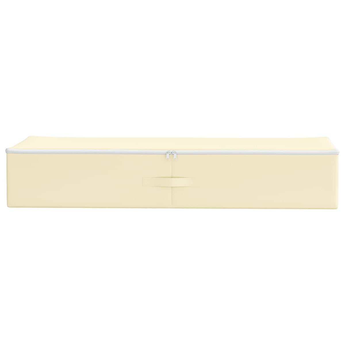 Storage Box 2 pcs Non-woven fabric 100 x 50 x 18 cm 90 L Cream
