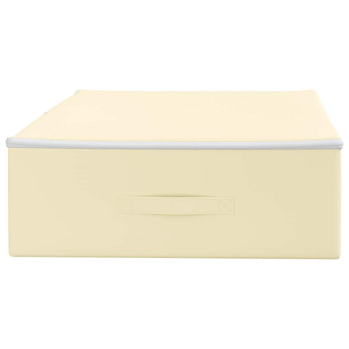 Storage Box 2 pcs Non-woven fabric 100 x 50 x 18 cm 90 L Cream