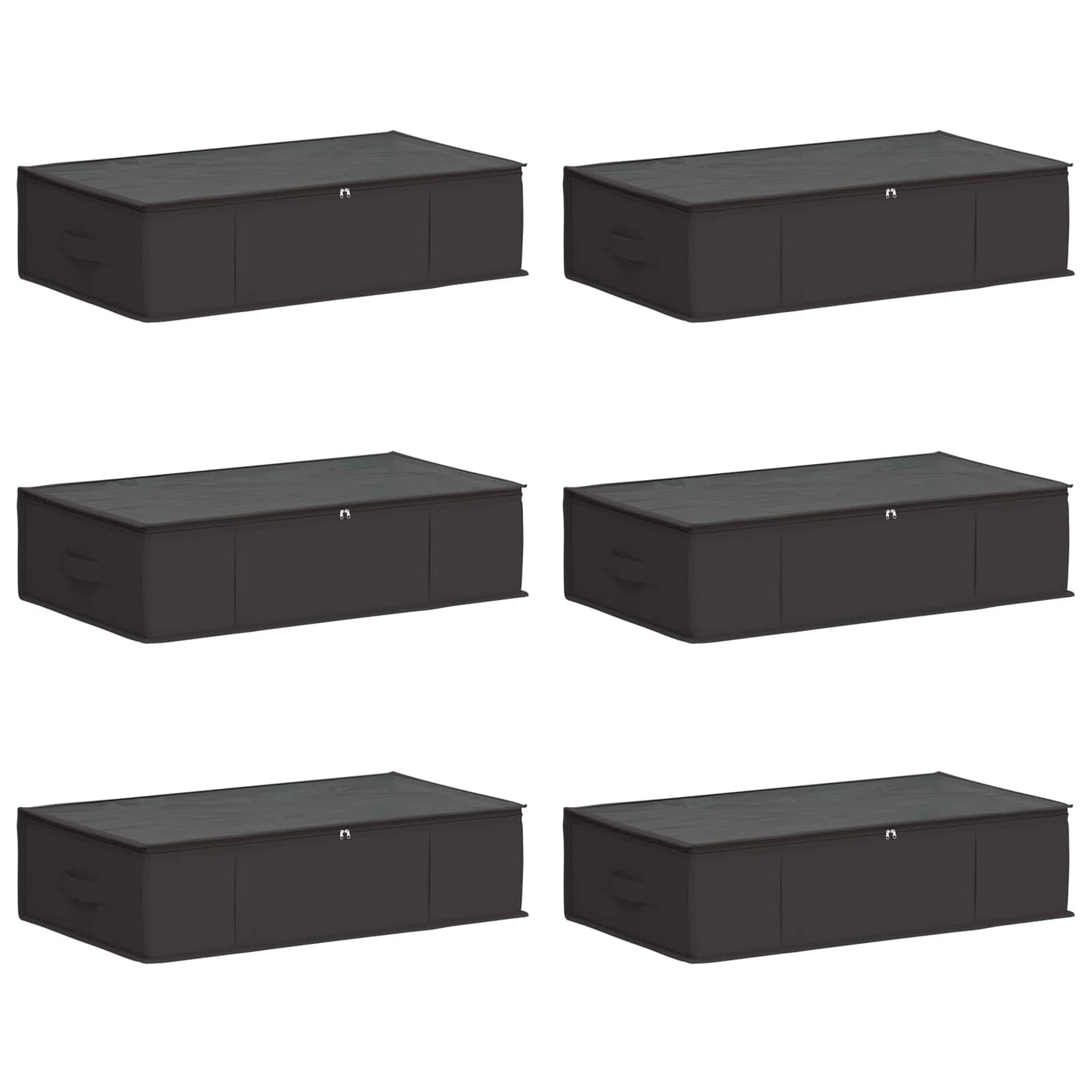 Storage Box with Transparent Top Window 6 pcs Non-woven fabric